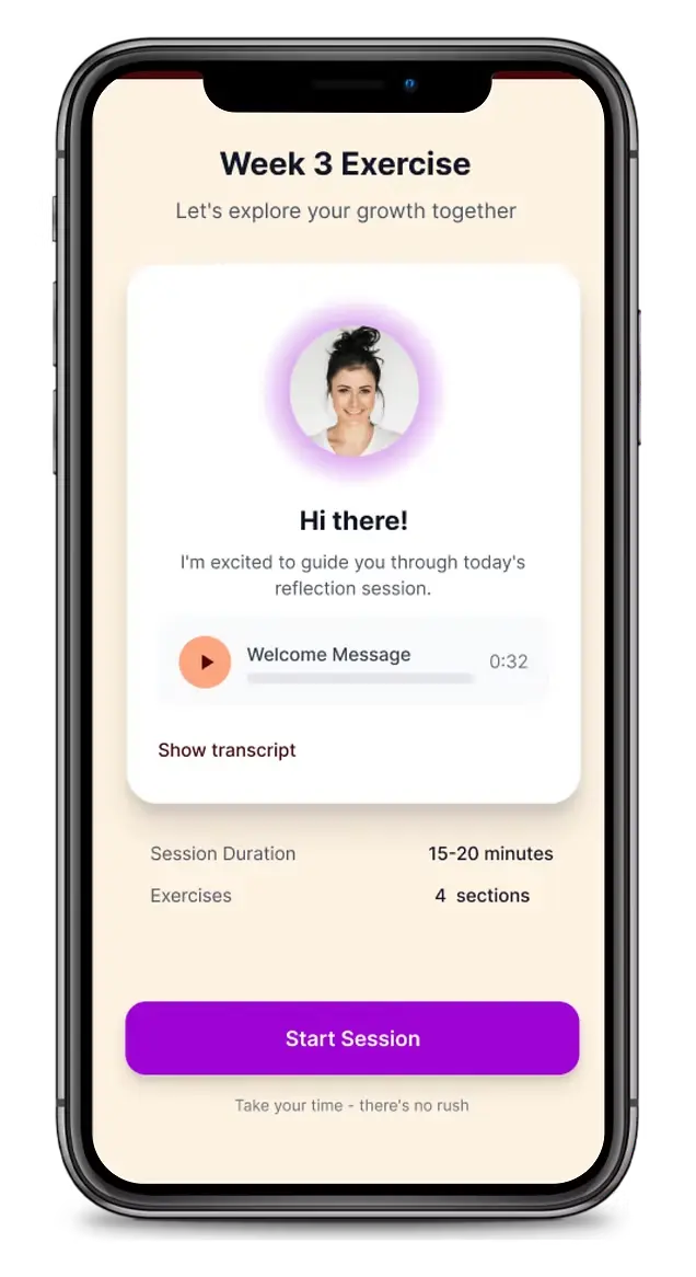Ellina Coach app interface 3